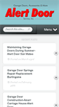 Mobile Screenshot of alertdoorservice.com